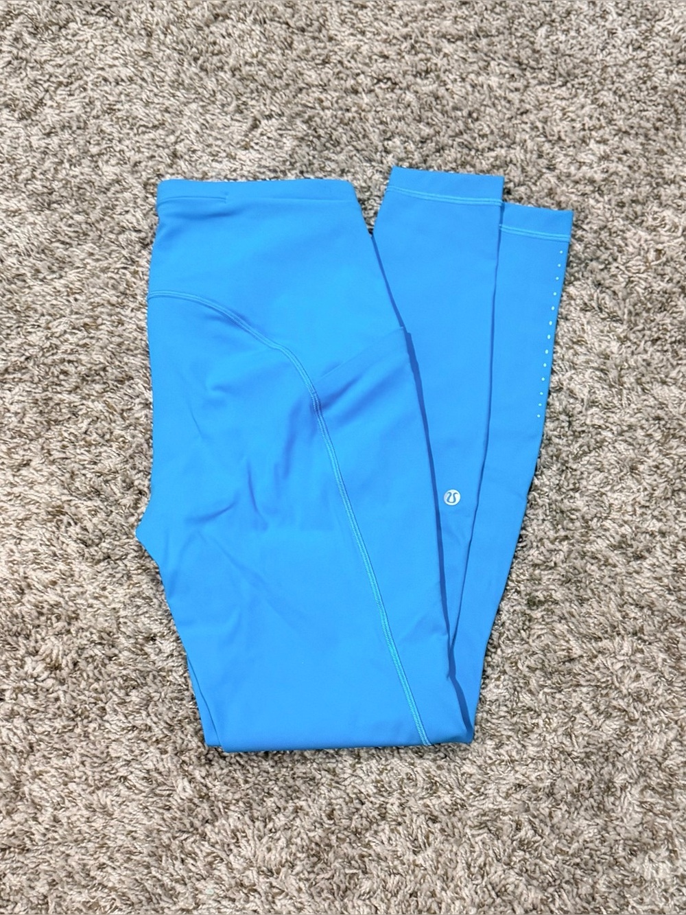 NWOT lululemon turquoise blue athletic leggings